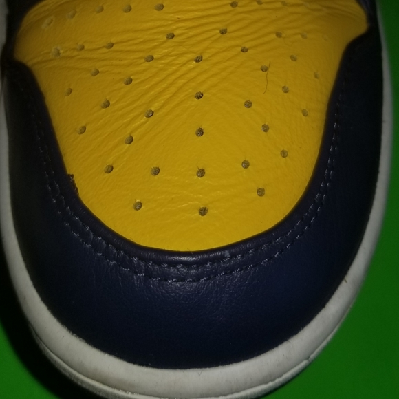 Sacai x Nikelab Dunk Lux "Varsity Maze Navy" aka Michigan - Picture 7 of 13
